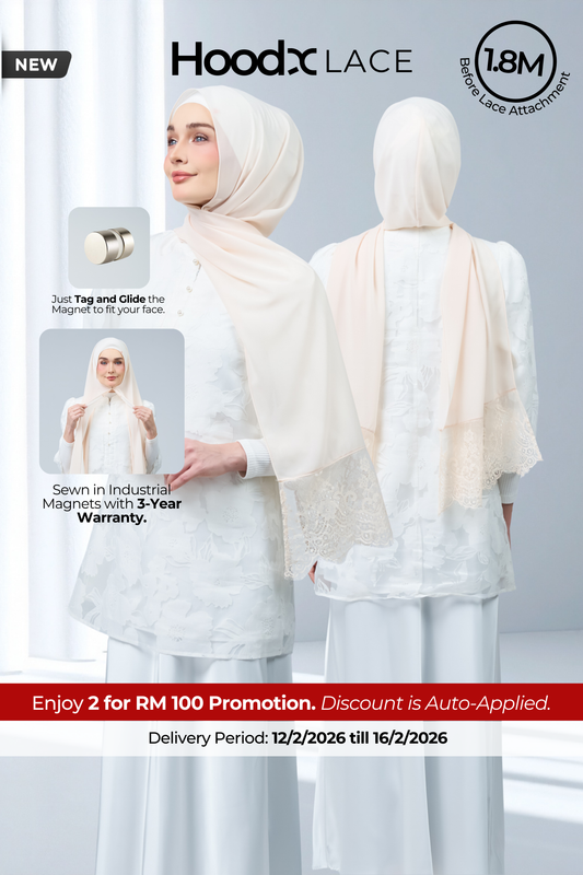 HoodX Lace in Light Nude