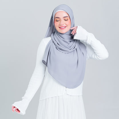 Tag n' Go Max [2M] | Premium Korean Chiffon in Light Platinum