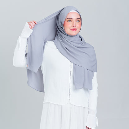 Tag n' Go Max [2M] | Premium Korean Chiffon in Light Platinum