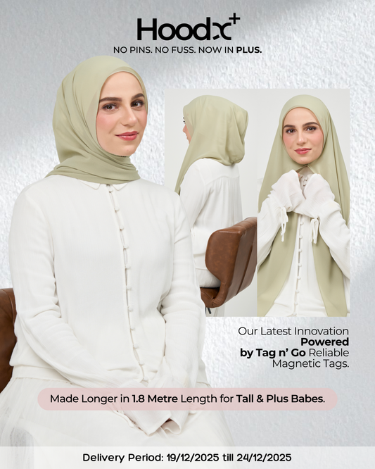 HoodX⁺Plus in Light Sage