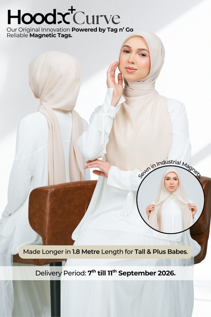 HoodX Curve in Light Sand
