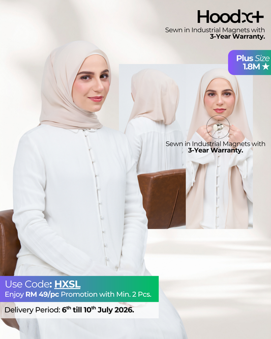 HoodX⁺Plus in Light Sand