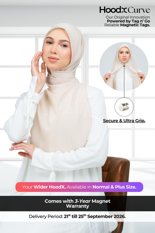 HoodX Curve in Light Sand