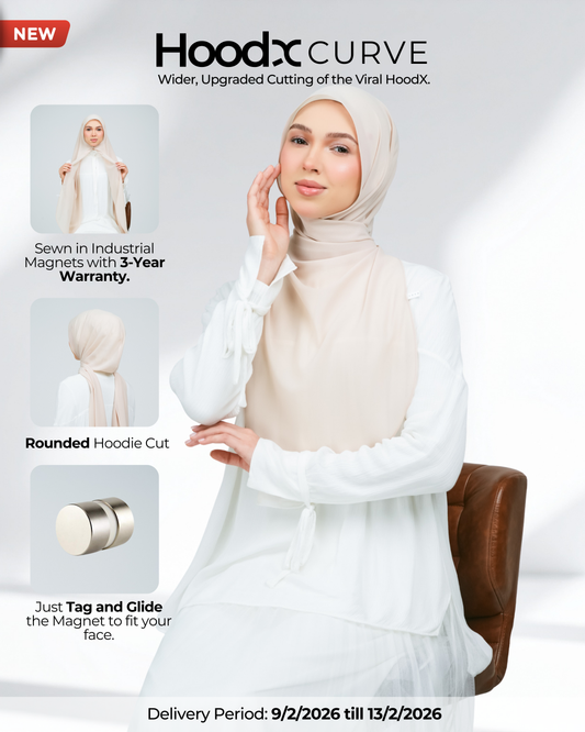 HoodX Curve in Light Sand