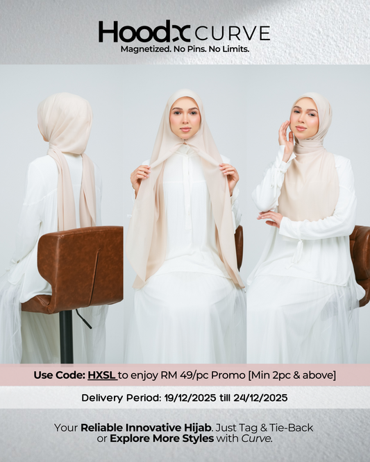 HoodX Curve in Light Sand