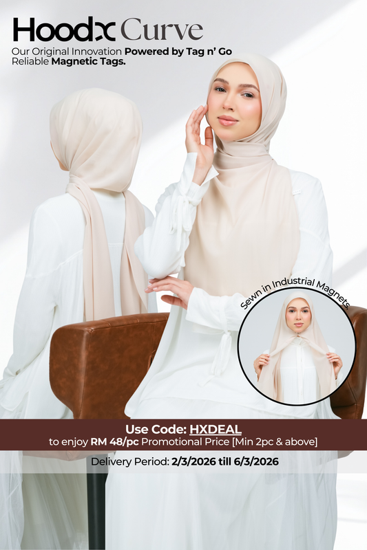 HoodX Curve in Light Sand