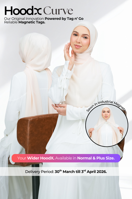 HoodX Curve in Light Peach