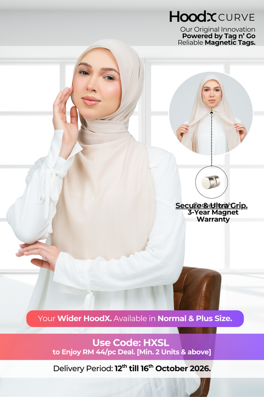 HoodX Curve in Light Sand