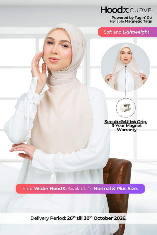 HoodX Curve in Light Sand