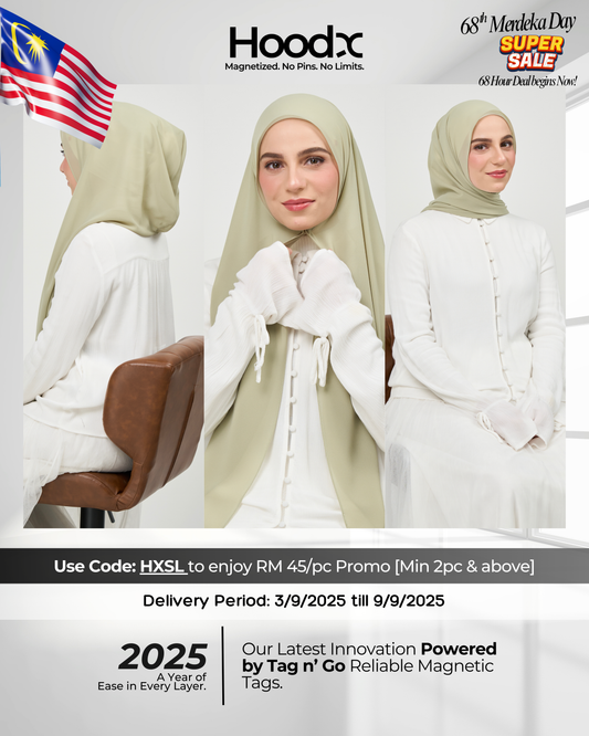 [★New] HoodX in Light Sage