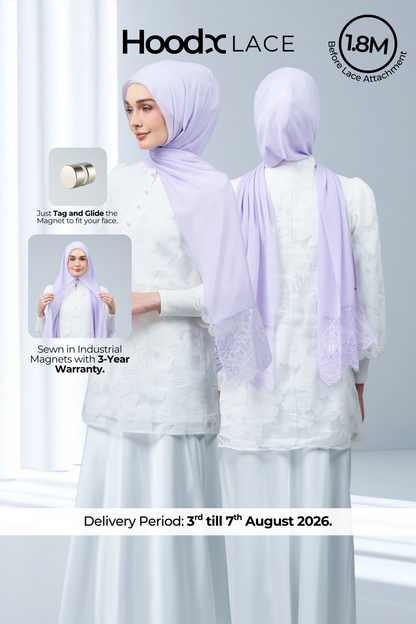 HoodX Lace in Lilac