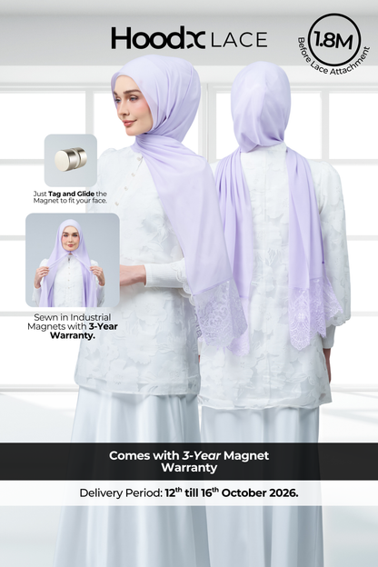 HoodX Lace in Lilac