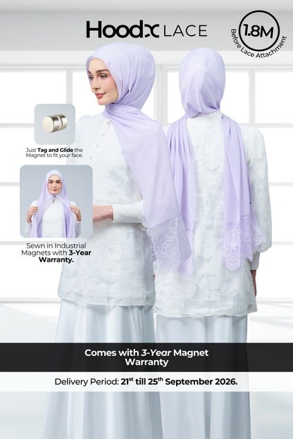 HoodX Lace in Lilac