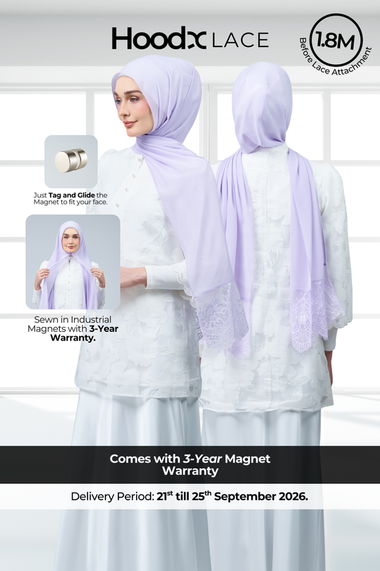 HoodX Lace in Lilac