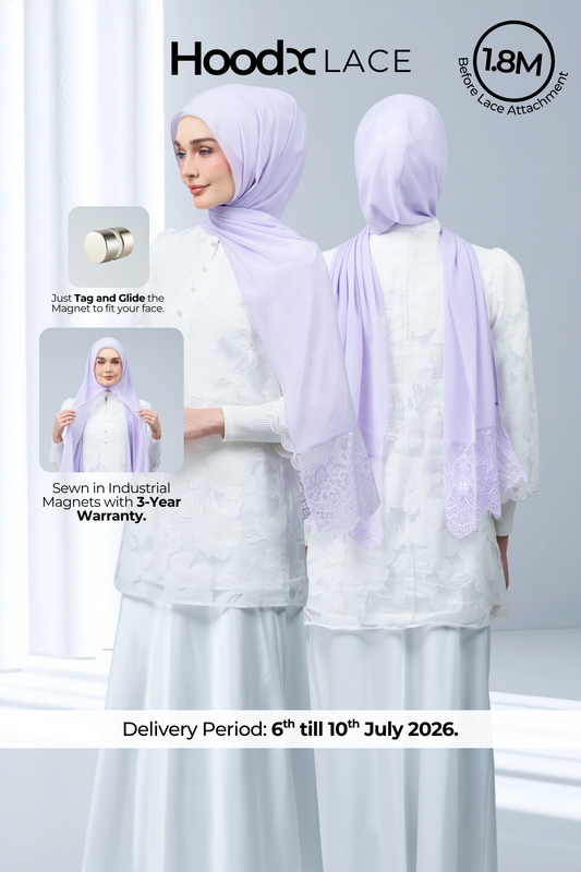 HoodX Lace in Lilac