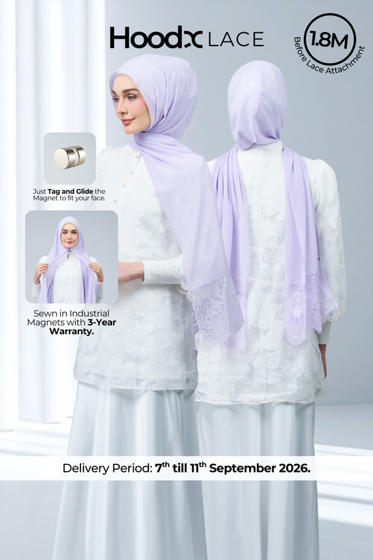 HoodX Lace in Lilac
