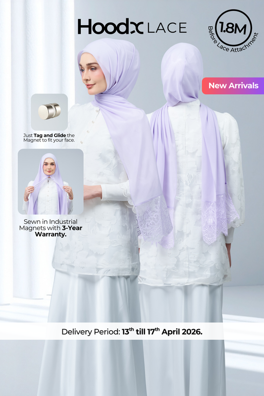 HoodX Lace in Lilac