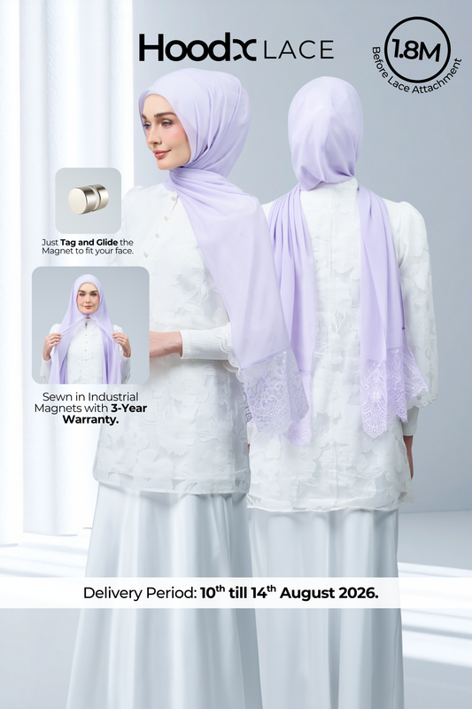 HoodX Lace in Lilac