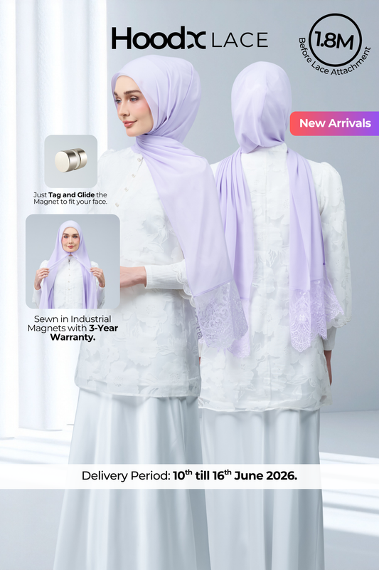 HoodX Lace in Lilac