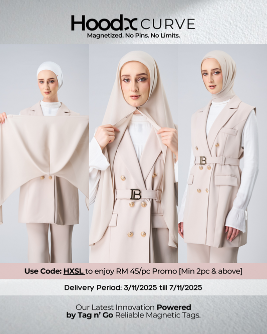 HoodX Curve in Linen Dust