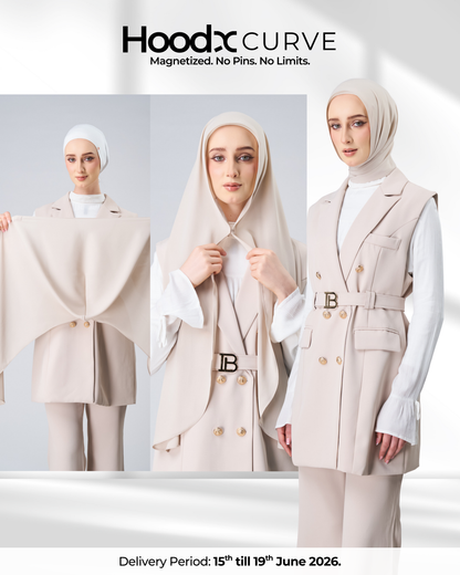 HoodX Curve in Linen Dust [Korean Chiffon]