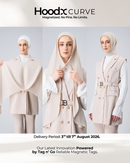 HoodX Curve in Linen Dust [Korean Chiffon]