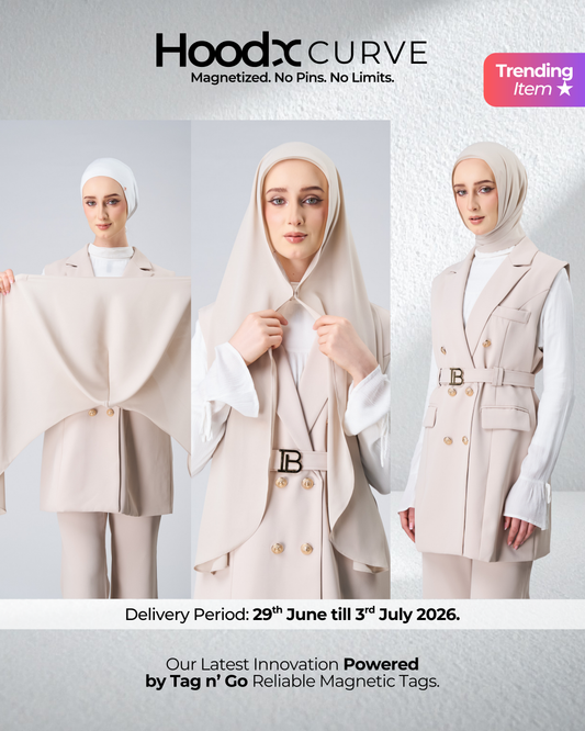 HoodX Curve in Linen Dust [Korean Chiffon]