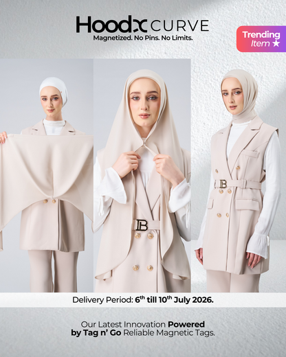 HoodX Curve in Linen Dust [Korean Chiffon]