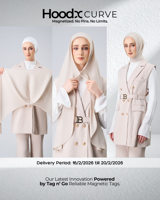 HoodX Curve in Linen Dust [Korean Chiffon]