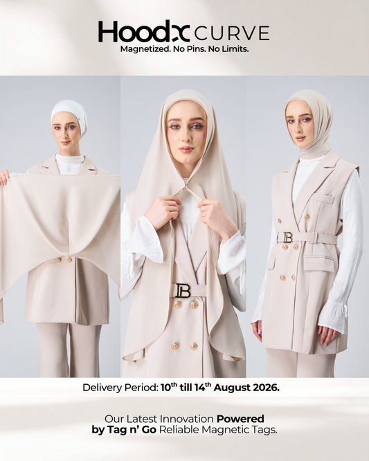 HoodX Curve in Linen Dust [Korean Chiffon]