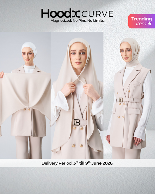 HoodX Curve in Linen Dust [Korean Chiffon]