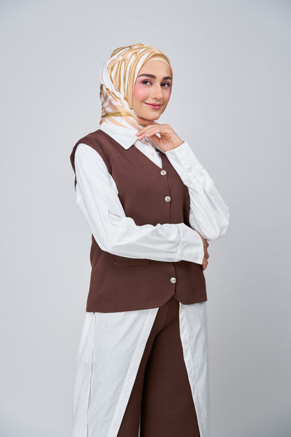 HoodX Printed Set in Linen Leaf