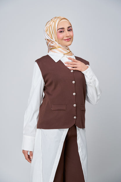 HoodX Printed Set in Linen Leaf