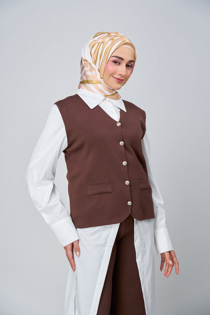 HoodX Printed Set in Linen Leaf