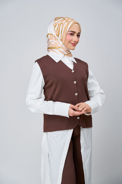 HoodX Printed Set in Linen Leaf