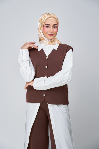 HoodX Printed Set in Linen Leaf