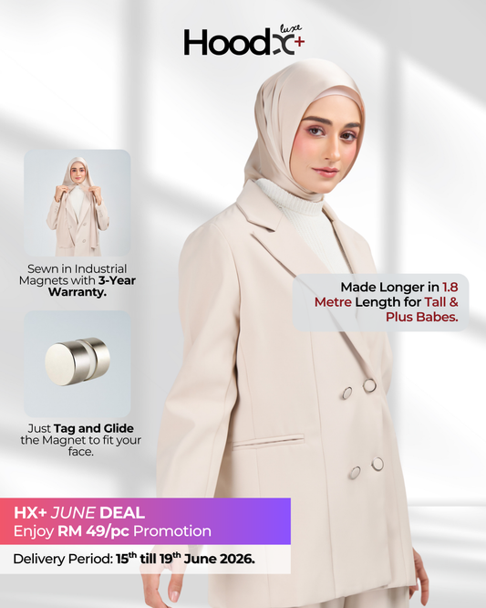 HoodX⁺Plus Luxe in Linen Dusk