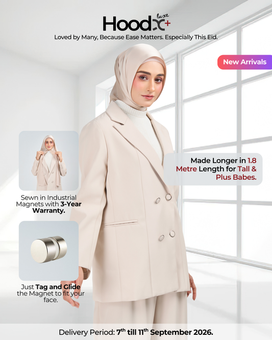 HoodX⁺Plus Luxe in Linen Dusk