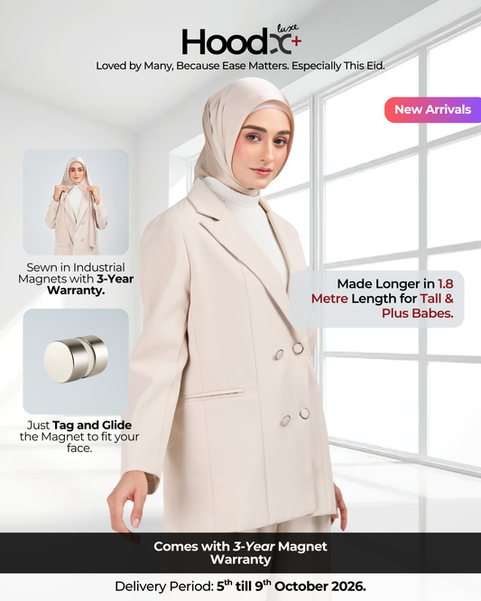 HoodX⁺Plus Luxe in Linen Dusk