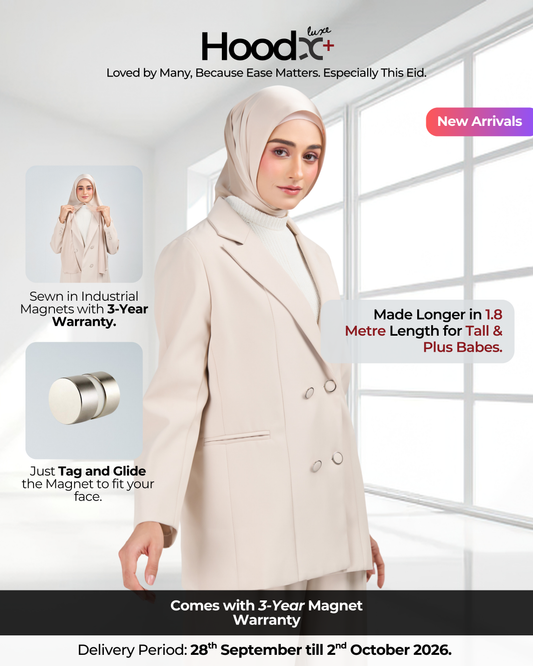 HoodX⁺Plus Luxe in Linen Dusk