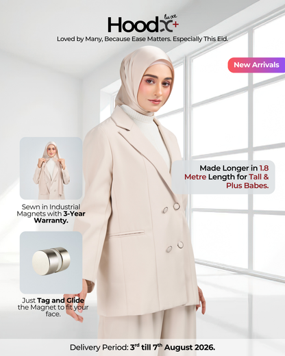 HoodX⁺Plus Luxe in Linen Dusk