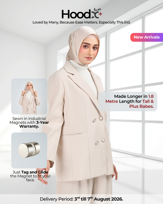 HoodX⁺Plus Luxe in Linen Dusk