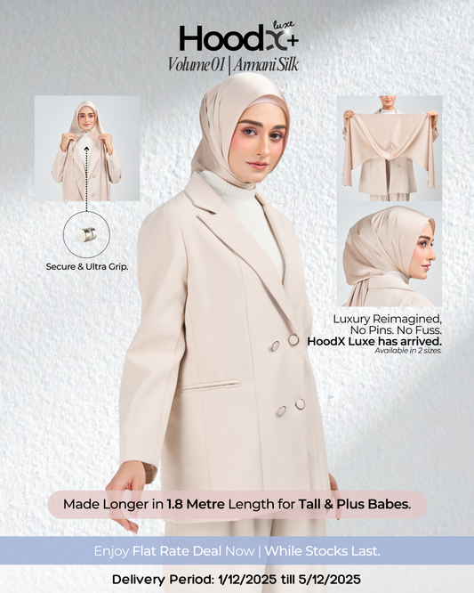 HoodX⁺Plus Luxe in Linen Dusk