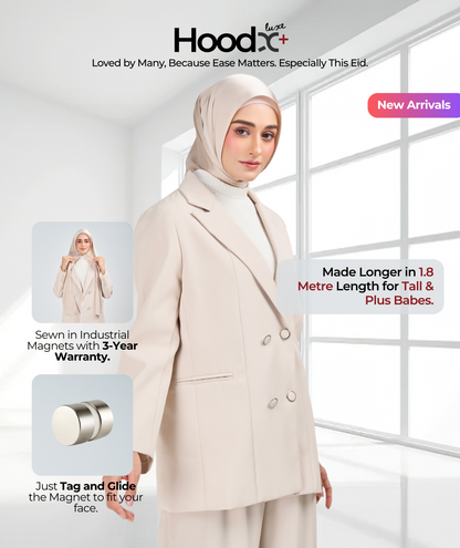 [8.8 MARKDOWN] HoodX⁺Plus Luxe in Linen Dusk