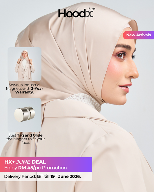 HoodX Luxe in Linen Dusk