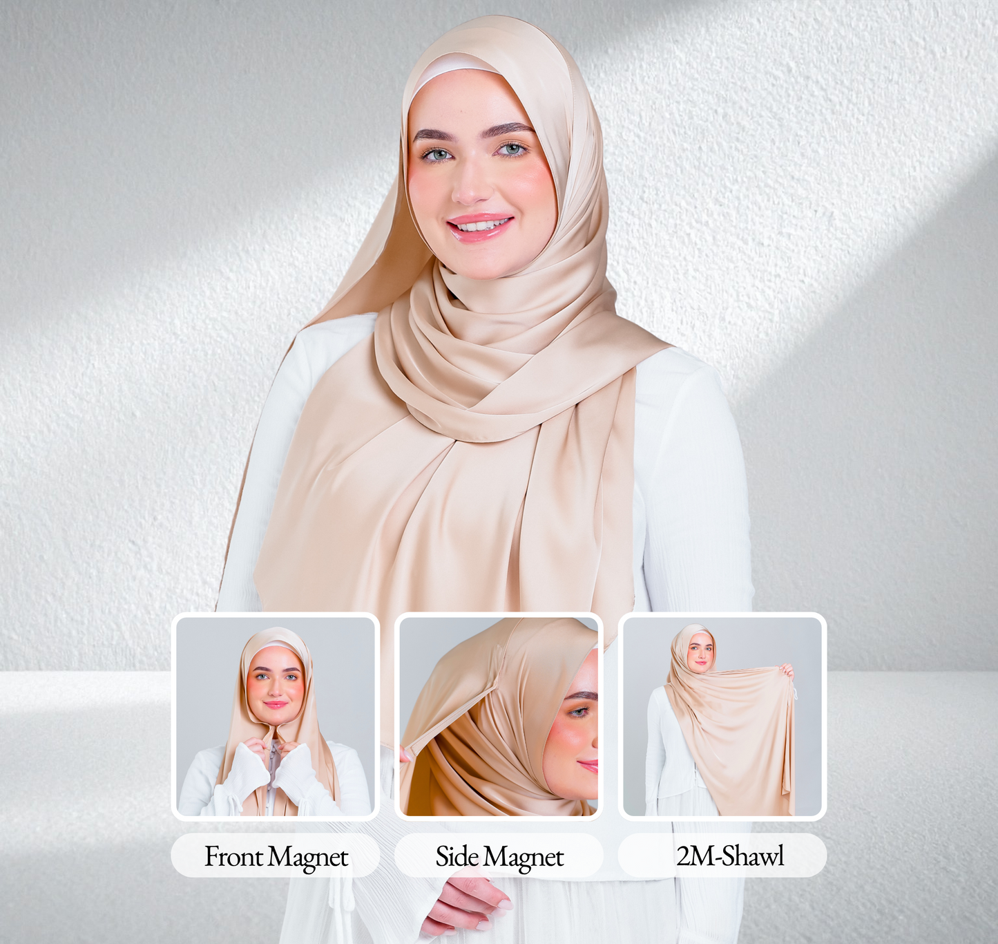[8.8 MARKDOWN] Tag n' Go Max [2M] | Satin Silk in Linen Taupe