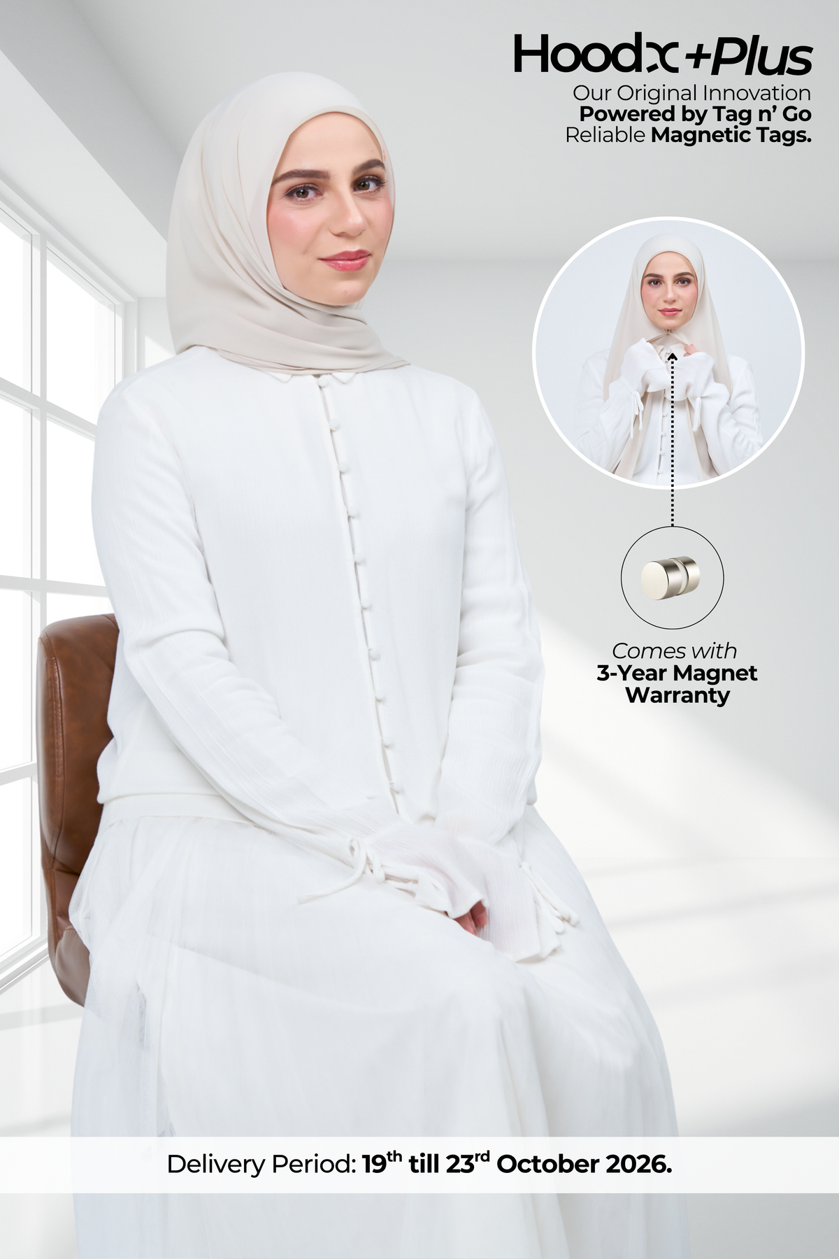 HoodX⁺Plus in Linen