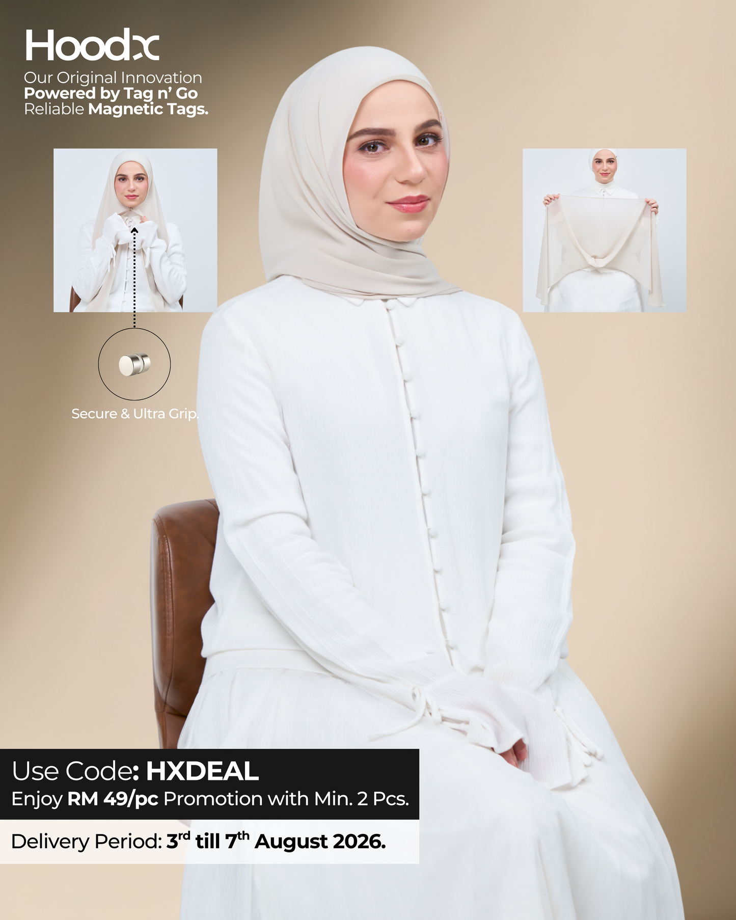 HoodX in Linen