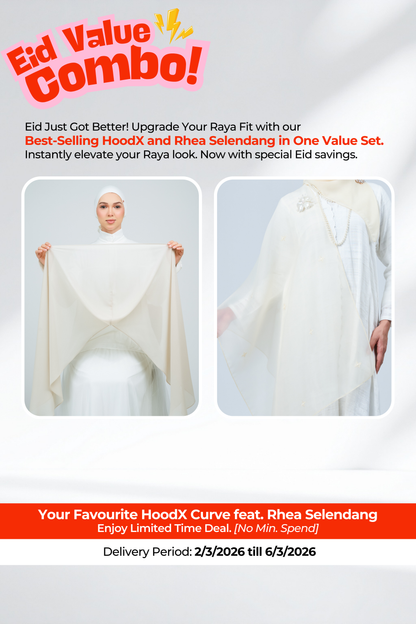 HX Curve x Rhea Selendang in Linen