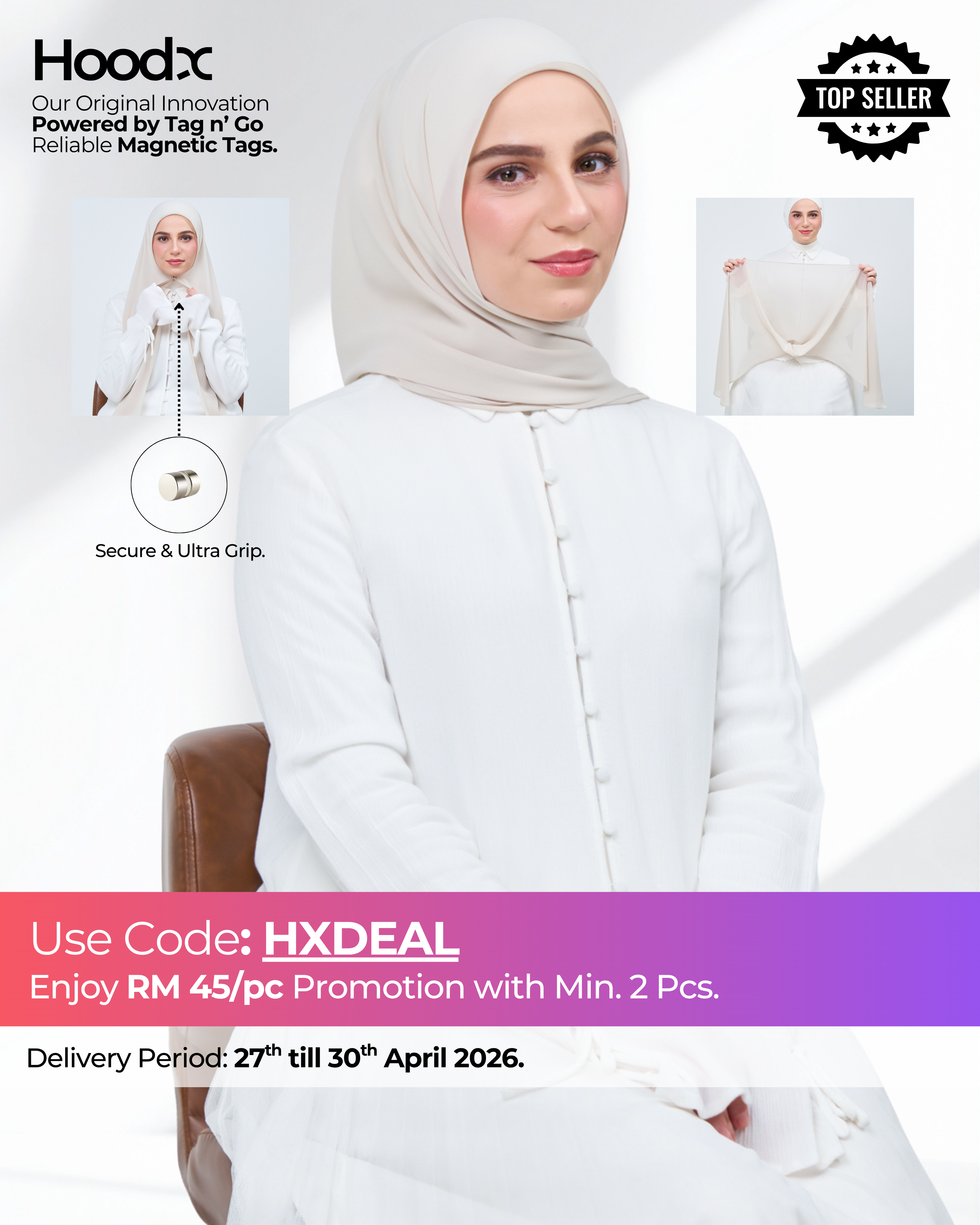 HoodX in Linen
